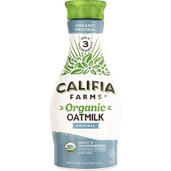 Califia Farms Organic Oat Milk - 48 Oz