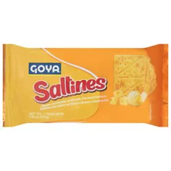 Goya Saltines Cheese And Butter Artificially Flavored Crackers - 7.76 Oz