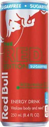 Red Bull Red Edition Sugarfree Energy Drink Watermelon 80mg Caffeine - 8.4 Fl. Oz.
