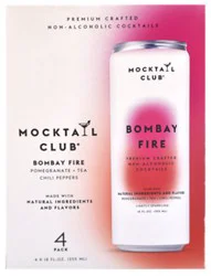 Mocktail Club Bombay Fire Non Alcoholic 4 Cans - 12 Fl. Oz.