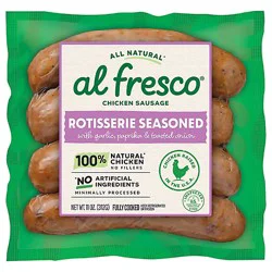 Alfresco Chicken Sausage Rotisserie Seasoned - 11 Oz
