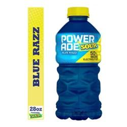 Powerade Sour Blue Razz - 28 Fl.oz.