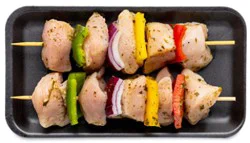 Chicken Kabobs Savory Garlic Marinade Up To 10% Solution - Lb