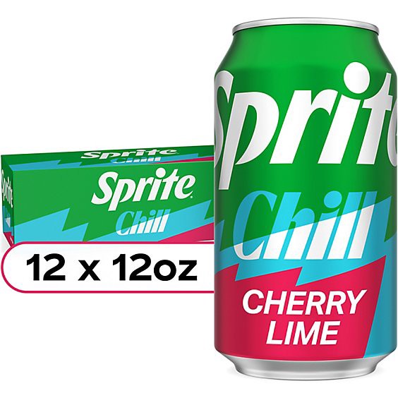 slide 1 of 3, Sprite Chill - 12-12 Fl.oz., 12 ct; 12 fl oz
