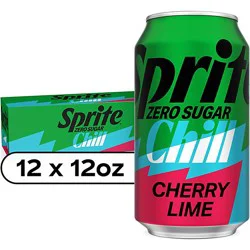 Sprite Chill Zero Sugar 12 Count -12 Fl.oz.