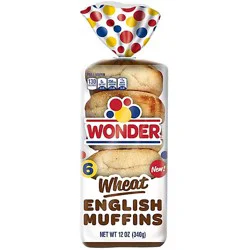 Wonder Wheat English Muffins - 12 Oz
