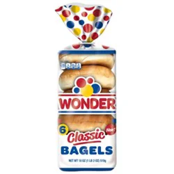 Wonder Plain Bagel - 18 Oz