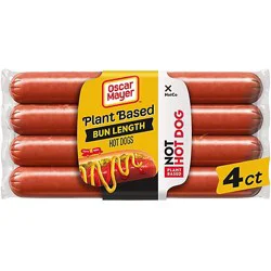 Oscar Mayer Plant-Based Nothotdog Bun - 4 - 7.5 Oz