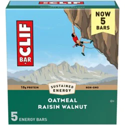Clif Bar Oatmeal Raisin Walnut - 5-2.4 Oz