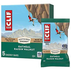 Clif Bar Oatmeal Raisin Walnut - 5-2.4 Oz