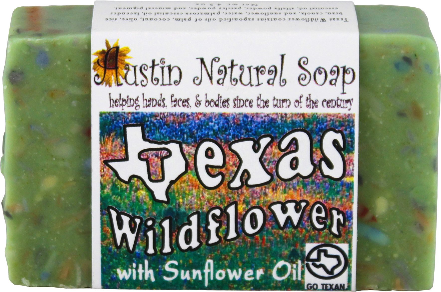 slide 1 of 1, Austin Natural Soap Texas Wildflower Bar Soap, 4.5 oz