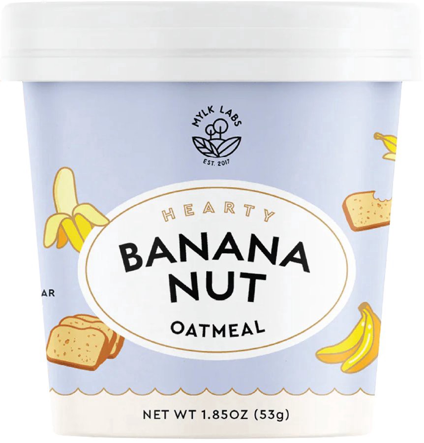 slide 1 of 1, Mylk Labs Oatml Cup Banana Nut, 1.85 oz