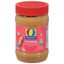 O Organics Creamy No Stir Peanut Butter Spread - 16 Oz