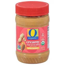 O Organics Honey No Stir Peanut Butter - 16 Oz