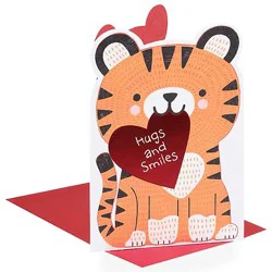 American Greetings Tiger Cub Valentine's Day Card - Each