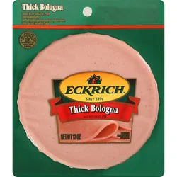 H Thick Sliced Bologna Lunchmeat - 12 Oz