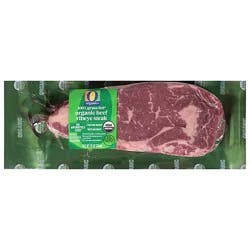 O Organics Beef Steak Ribeye Grass Fed - 10 Oz