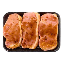 Pork Chop Boneless Kalbi Marindate Up To 10% Solution - LB