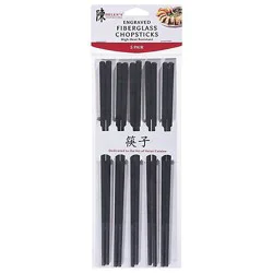 Helen's Chopsticks Black 5 Pair - Each