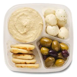 Readymeals Hummus Mozzarella Olive Quad - Each