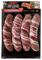 Marcangelo Bacon Wrapped Sweet Italian Sausages - 17.6 Oz