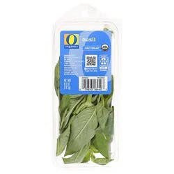 O Organics Basil Fresh - 0.5 Oz
