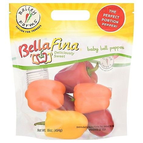 slide 1 of 1, Bell Peppers Baby - 1 LB, 1 lb