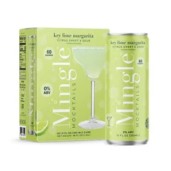 Mingle Mocktails Key Lime Margarita - 4-12 Fl.oz.