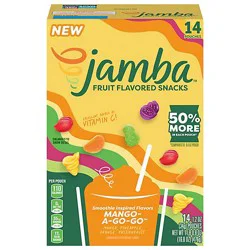 General Mills Jamba Smoothie Inspired Mango-A-Go-Go Fruit Flavored Snacks - 14 Count