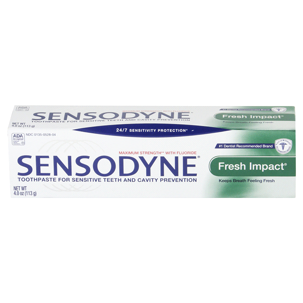 slide 1 of 4, Sensodyne Toothpaste For Sensitive Teeth Cavity Prevention, 4 oz