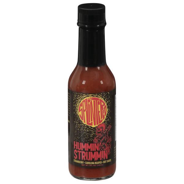slide 1 of 1, Splintered Hummin' & Strummin' Hot Sauce, 5 oz