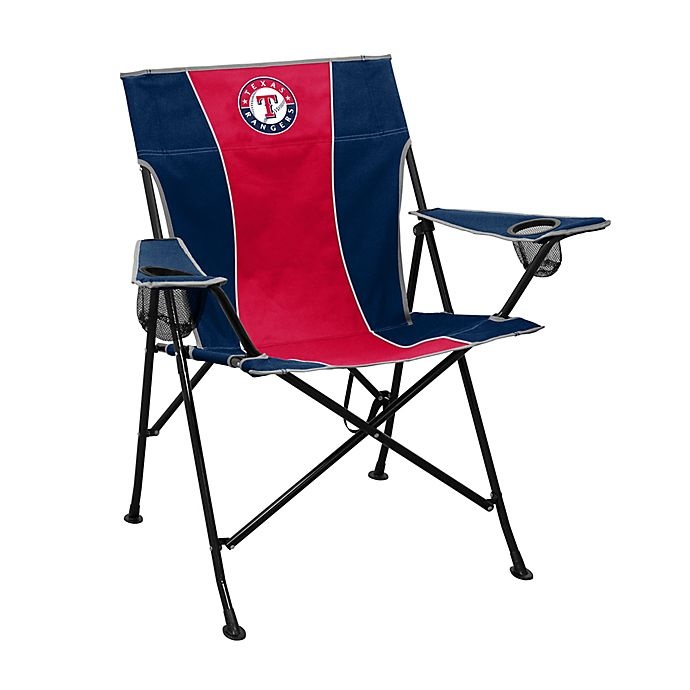 slide 1 of 1, MLB Texas Rangers Foldable Pregame Chair, 1 ct