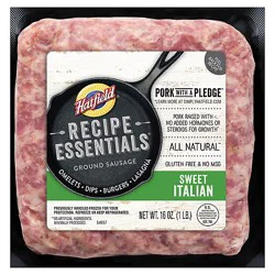 Hatfield Recipe Essentials Ground Sausage Sweet Italian - 16 Oz