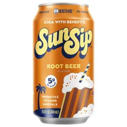 Sunsip Soda Root Beer - 11.5 Fl. Oz.