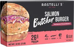 Salmon Burger All Natural Frozen 5.3oz - 5.3 Oz
