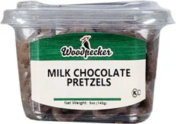 Woodpecker Milk Chocolate Pretzels 5oz - 5 Oz