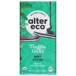 Alter Eco Truffle Thin Bar Mint - 2.96 Oz