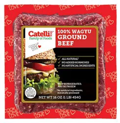 Catelli Brothers Wagyu Ground Beef 75/25 16 Oz - 16 Oz