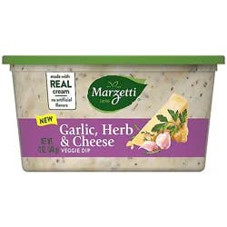 Marzetti Garlic Herb & Cheese Veggie Dip 12 Oz - 12 Oz