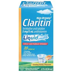 Claritin 10mg Cooling Honey Syrup 2.7oz - 2.7 Fz