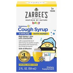 Zarbees Baby Nt Cough Syrup Immune W/honey 2fz - 2 Fz
