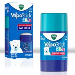 Vicks Base Solid Balm Original Flavor - 1.25 Oz