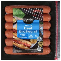 Signature Select Sausage Beef Bratwurst - 12 Oz