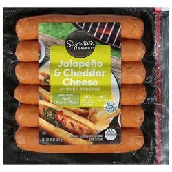Signature Select Jalapeno Cheddar Sausage - 14 Oz
