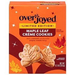 Overjoyed Maple Leaf Creme Cookies - 12.3 Oz