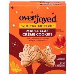 Overjoyed Maple Leaf Creme Cookies - 12.3 Oz