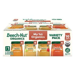Beechnut Org S1 Frt & Veg Vrty Pk Jar 16ct - 64 Oz