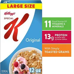 Kelloggs Special K Cereal Original 12oz - 12 Oz