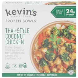 Kevins Thai-Style Coconut Chicken Bowl, 9.5 Oz - 9.5 Oz