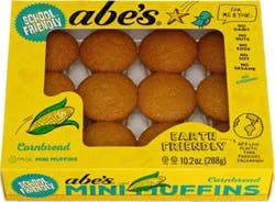 Abe's Vegan Golden Cornbread Mini Muffins, 12pk - 10 Oz